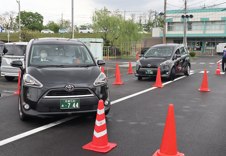 安全運転研修・自動ブレーキ搭載車両 イメージ
